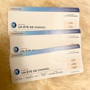 Chanel ‘Boarding Pass’ By ‘Chanel Airlines’ - scented